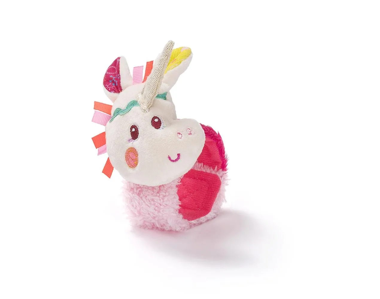 Lilliputiens - Jednorożec Louise - Grzechotka na rękę z szeleszczącą folią