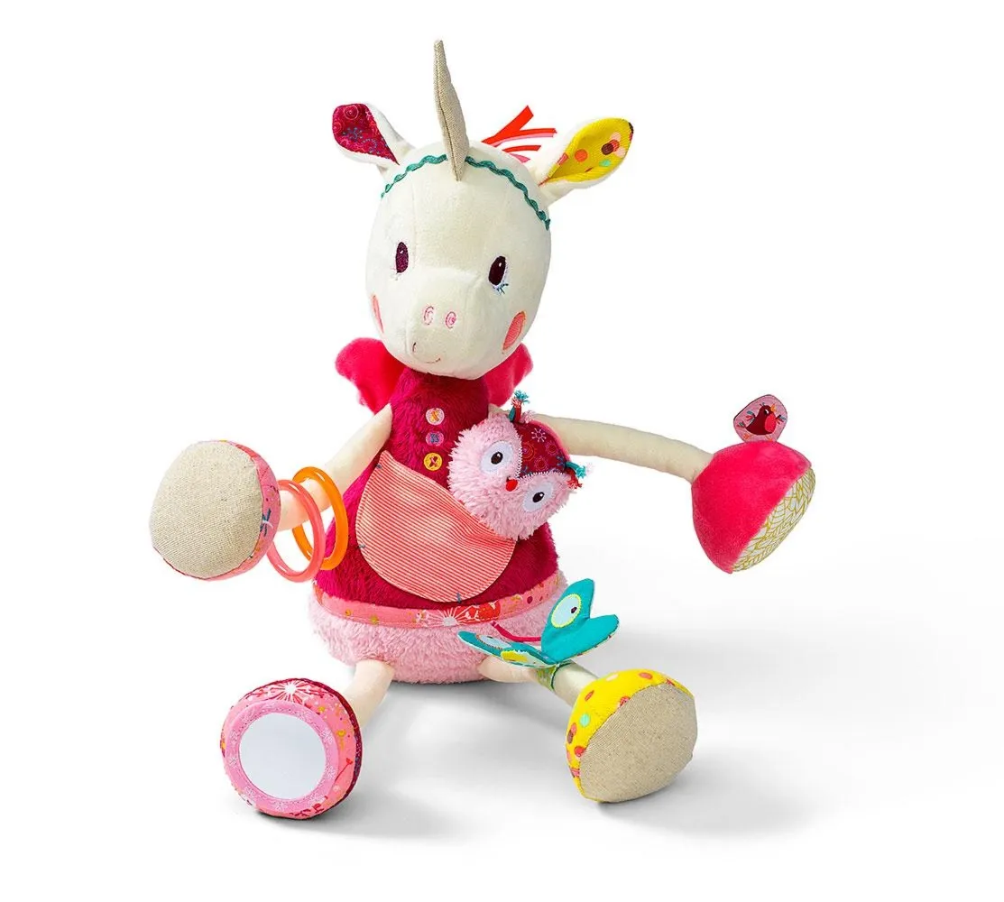 Lilliputiens - Jednorożec Louise - Przytulanka aktywizująca