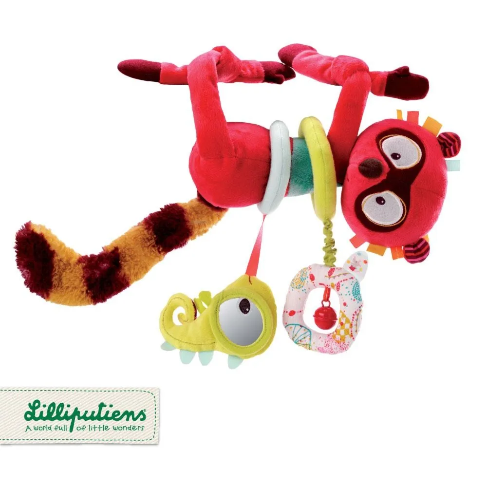 Lilliputiens - Lemur George - Wielofunkcyjna zawieszka do wózka
