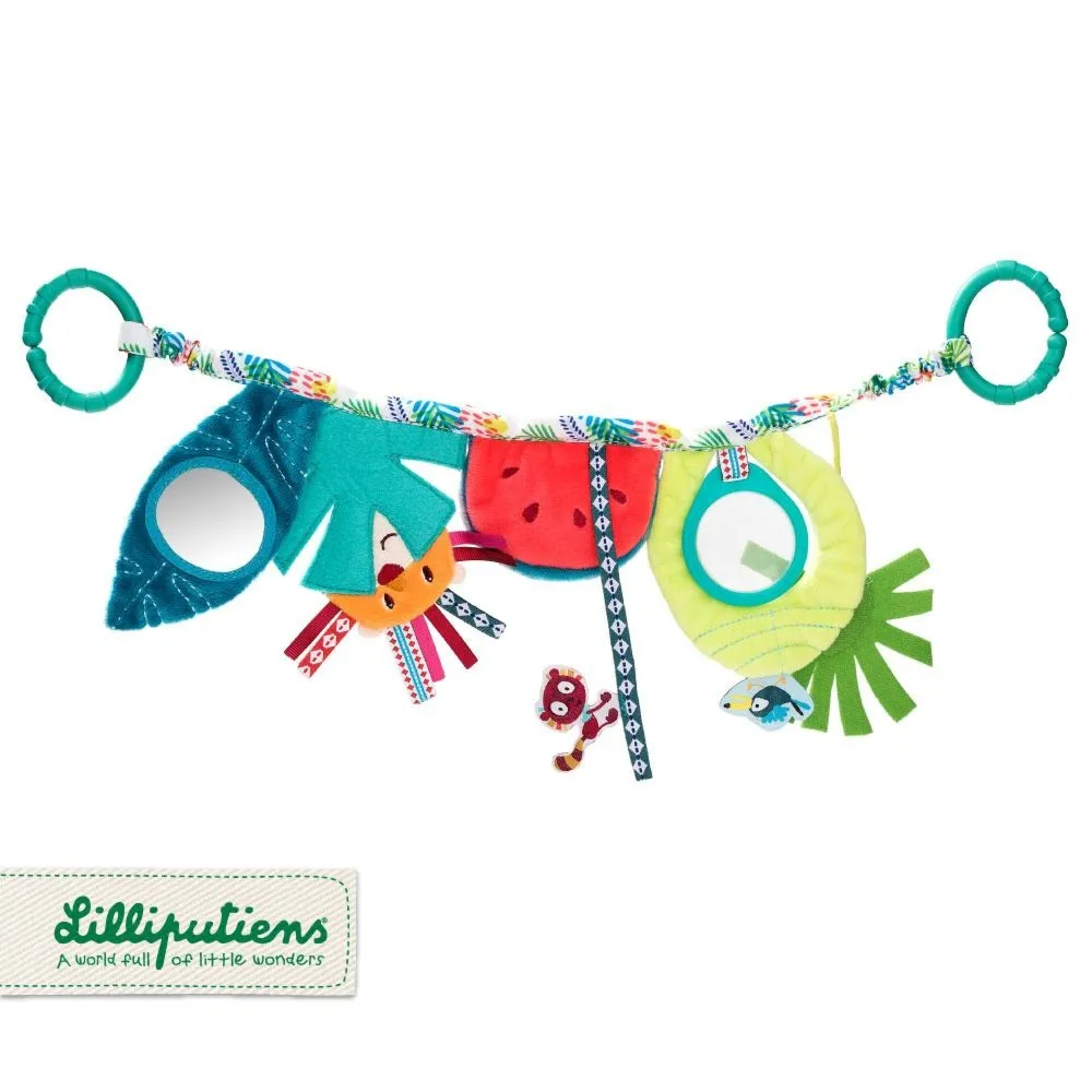 Lilliputiens - Lemur George - Wielofunkcyjny łańcuch do wózka