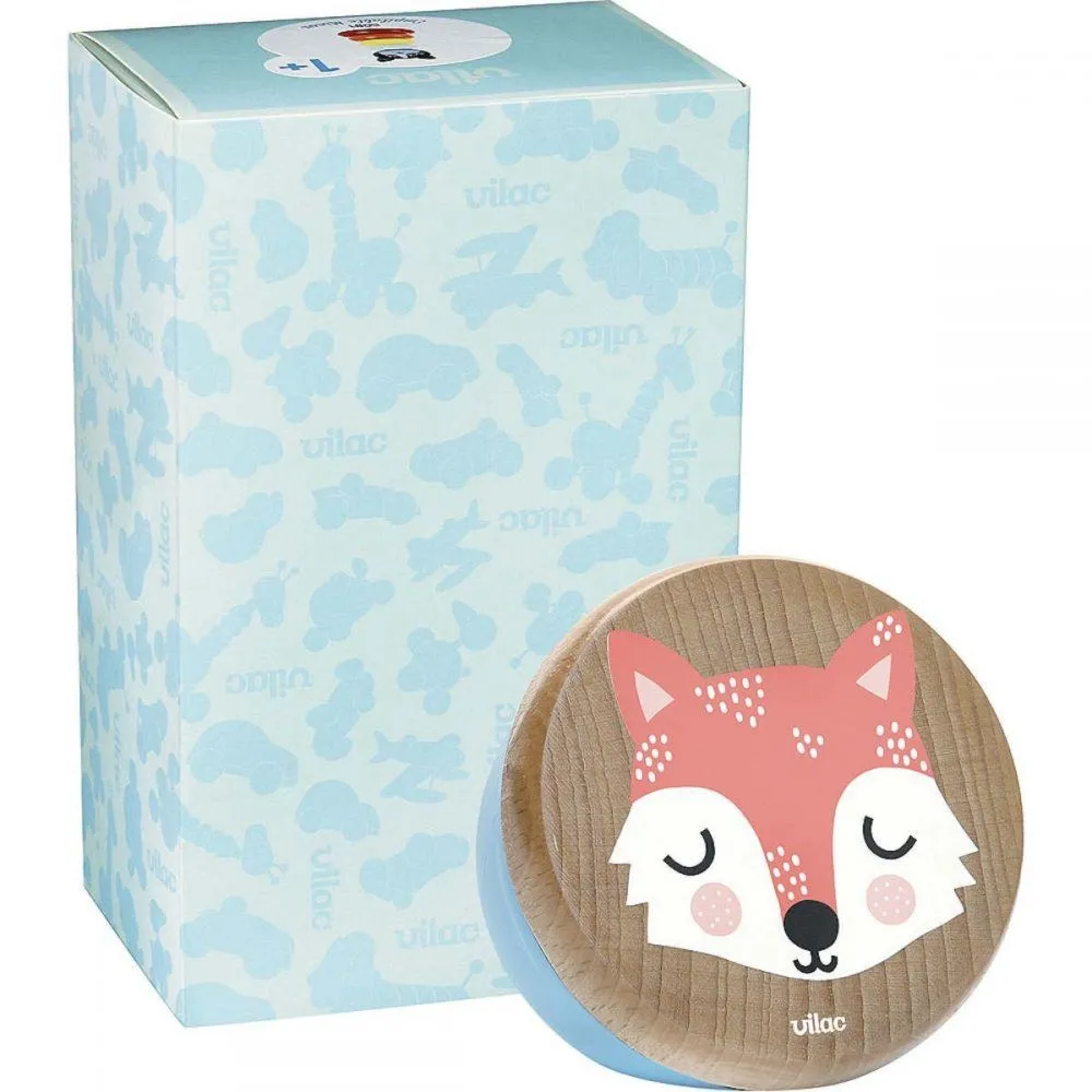 Vilac - Pozytywka drewniana dla niemowląt - Lisek