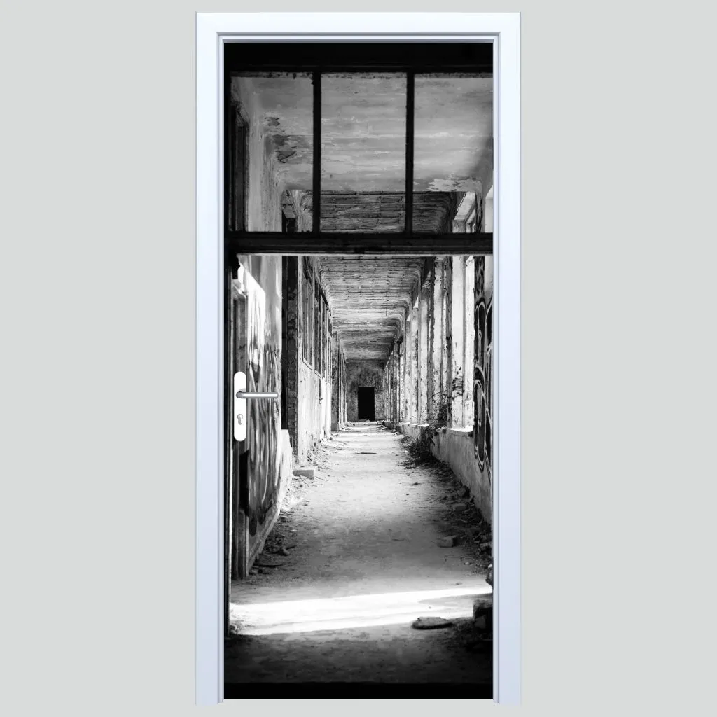 Fototapety na drzwi korytarz 555a