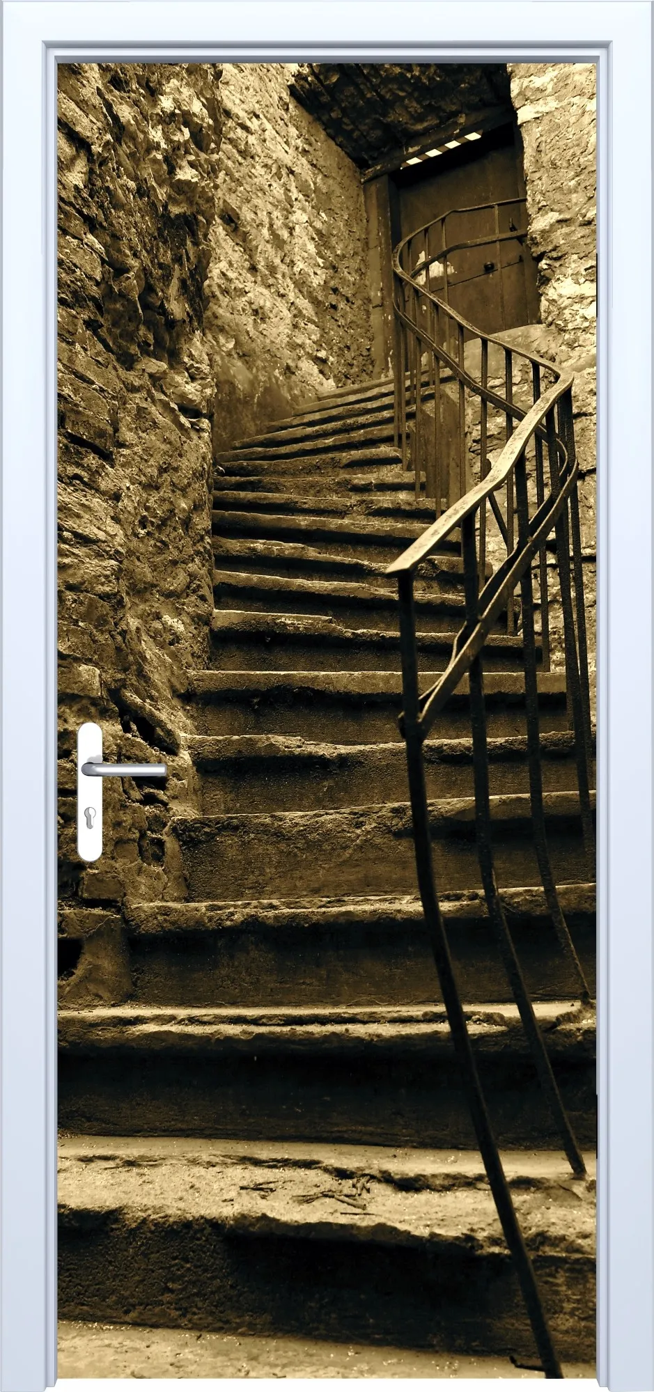 Fototapeta na drzwi schody 833