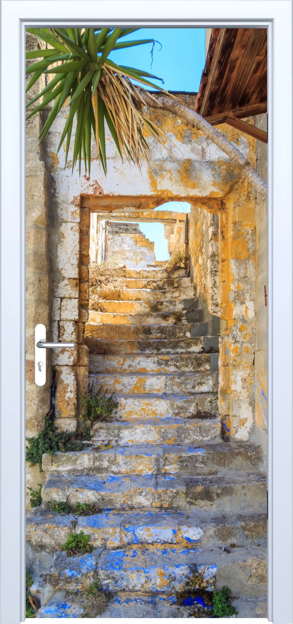 Fototapeta na drzwi uliczka 852