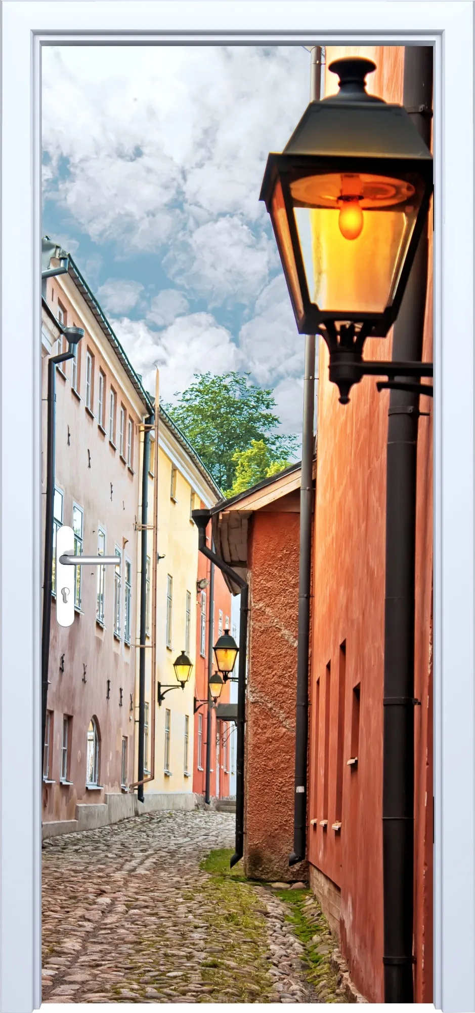 Fototapeta na drzwi latarnie 859