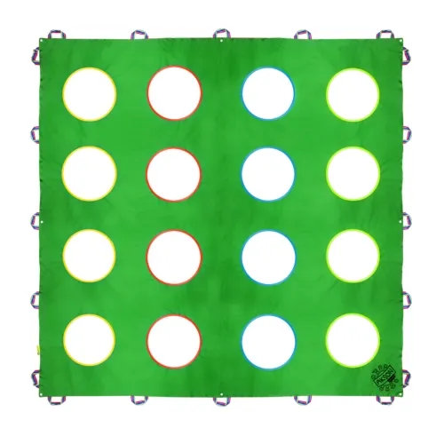 Mata Animacyjna z otworami 2 x 2 m zielona