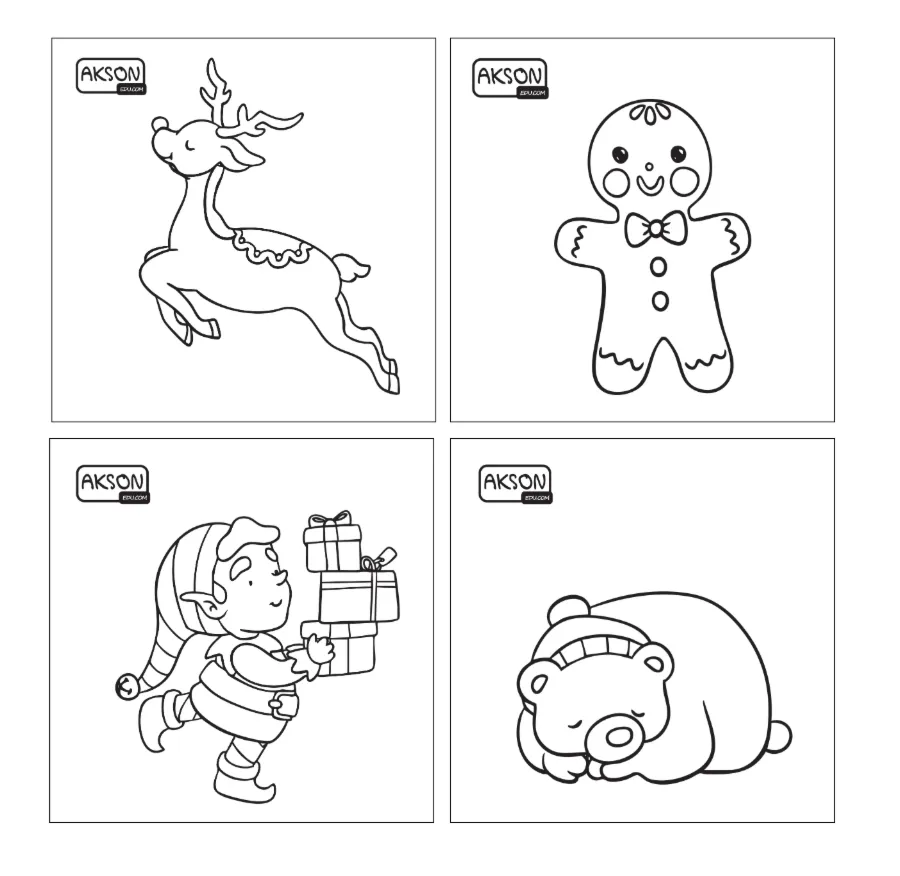 Karty obrazkowe MIKOŁAJ 20 szt.