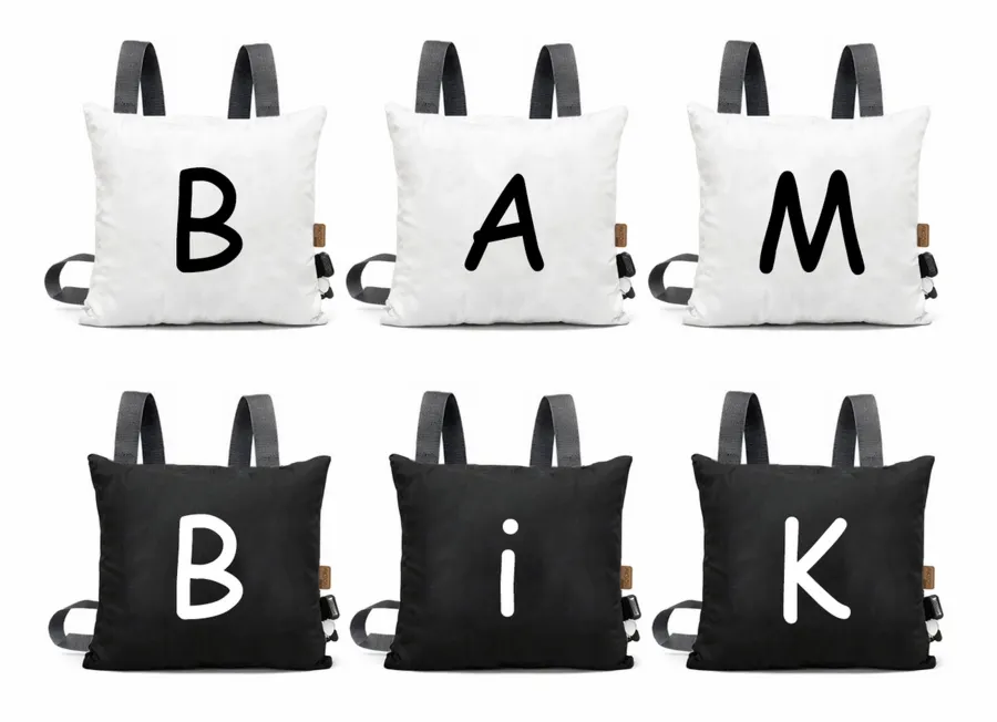 Gra słowna poduszki Literki zespołowa integracyjna zestaw 6 szt.